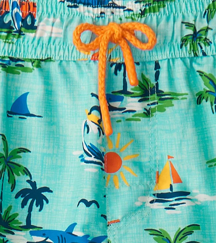Boys Vintage Holiday Board Shorts Hatley