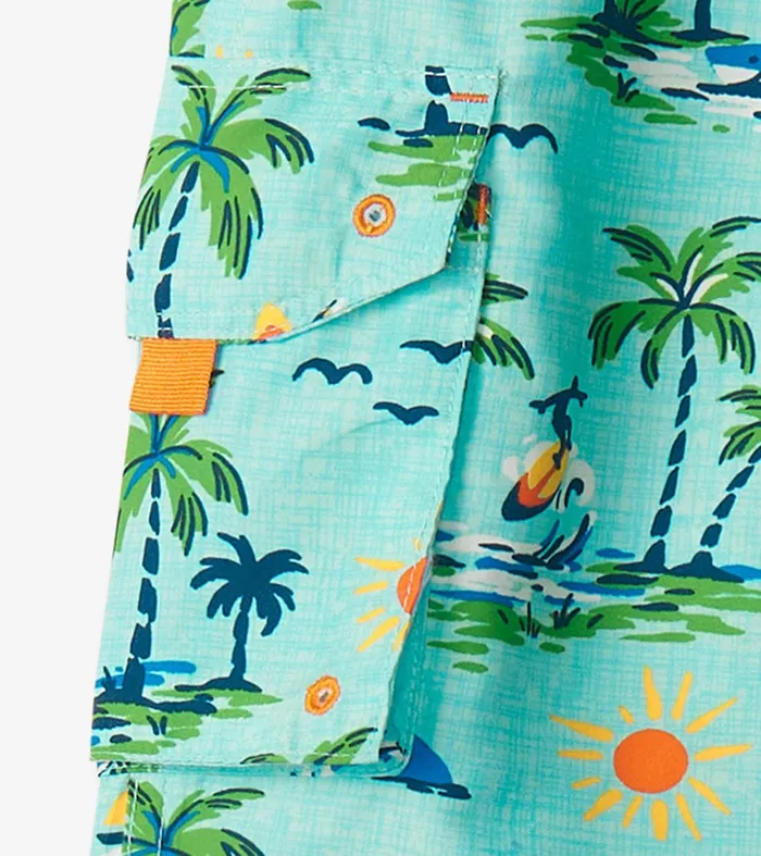 Boys Vintage Holiday Board Shorts Hatley
