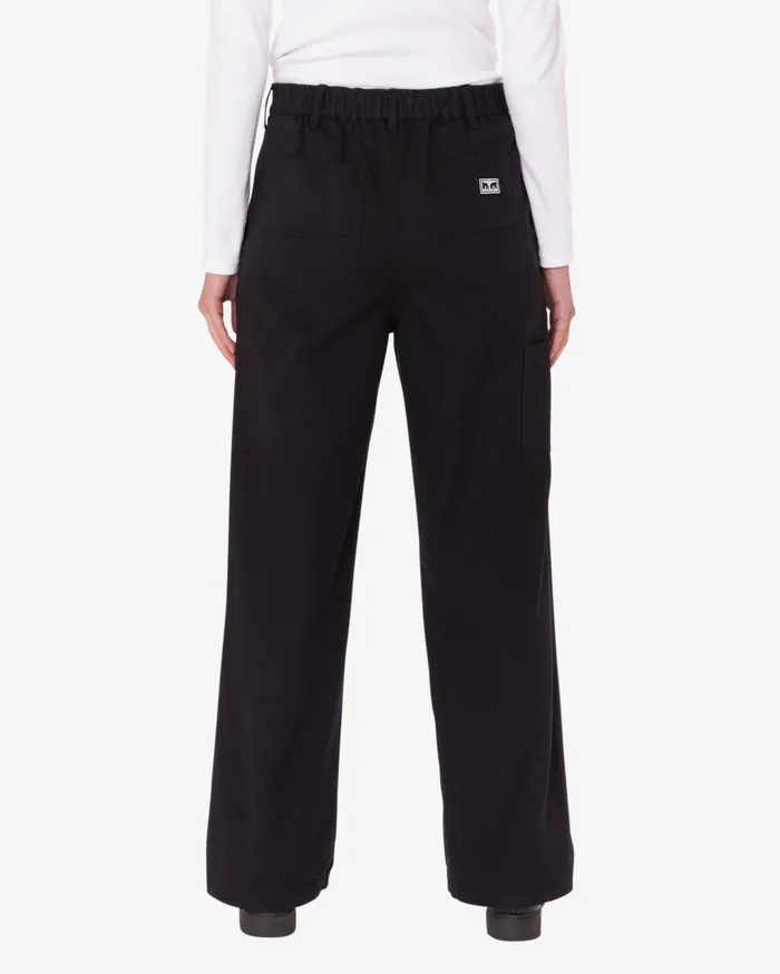 BRIGHTON CARPENTER PANT Black BOTTOMS OBEY Clothing Women