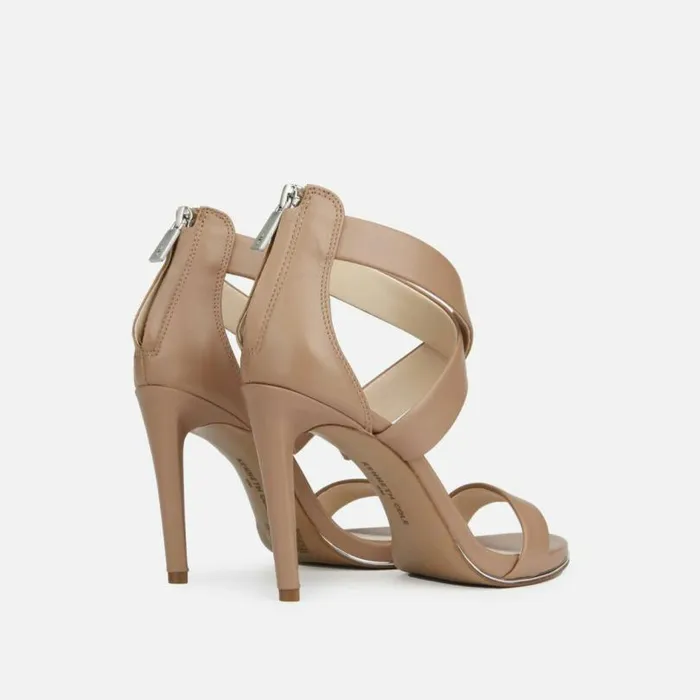 Brooke Cross Sandal Latte Women Kenneth Cole Heels