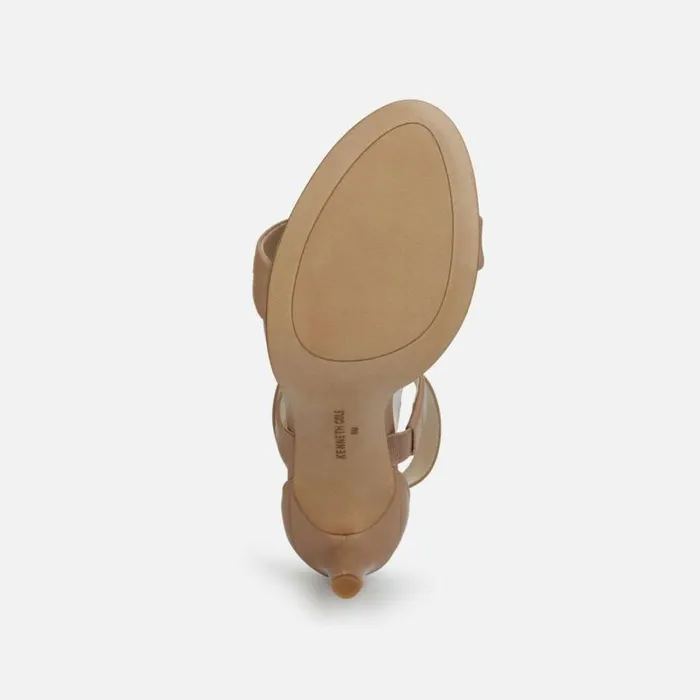 Brooke Cross Sandal Latte Women Kenneth Cole Heels