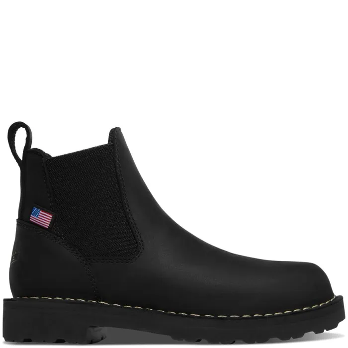 Bull Run Chelsea 5quot Black Women Danner SlipOns and Chelseas