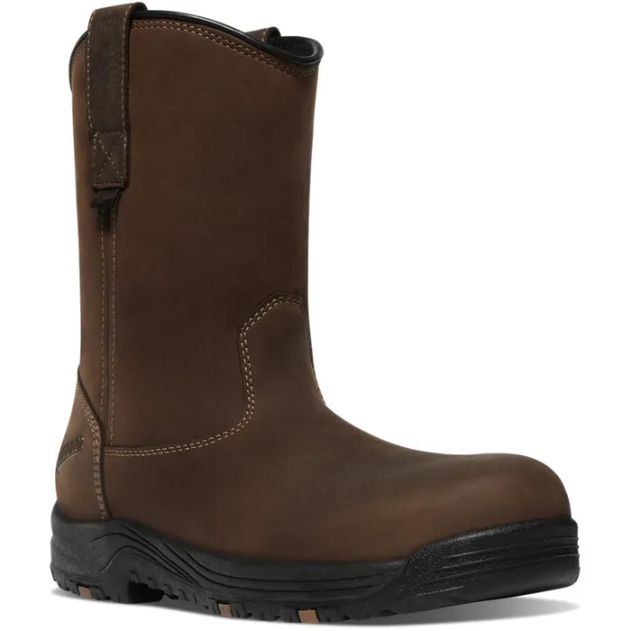 Caliper Wellington 10quot Brown Aluminum Toe Men Danner SlipOns and Wellingtons