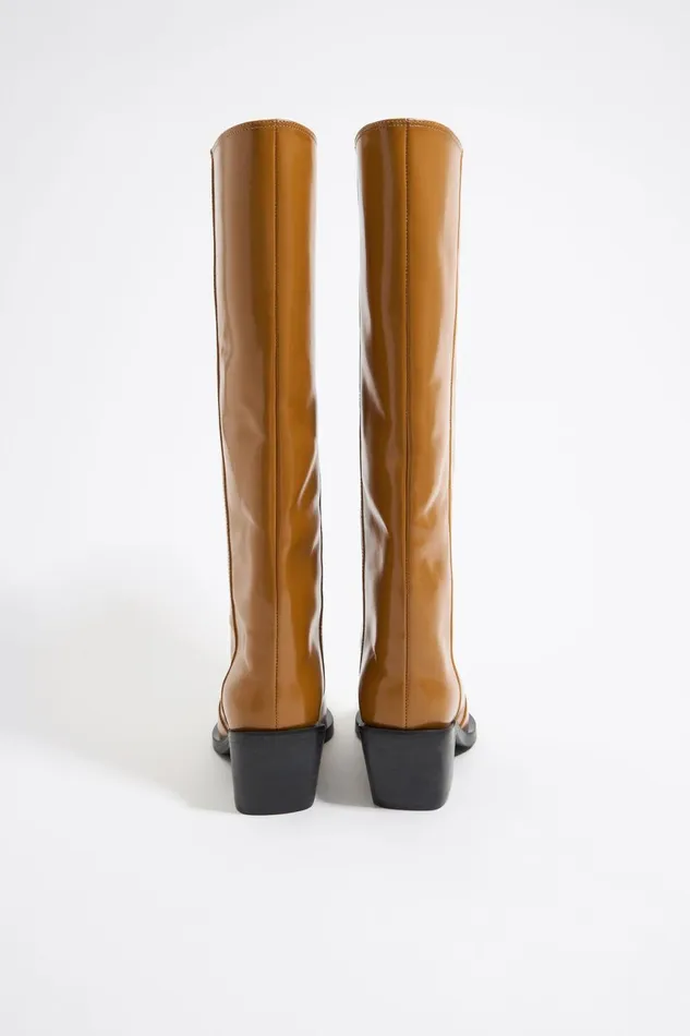 Camel Leather Cowboy Boot Camel Women Bimba Y Lola Ankle Boots And Boots Camel Leather Cowboy Boot Camel Women Bimba Y Lola Ankle Boots And Boots