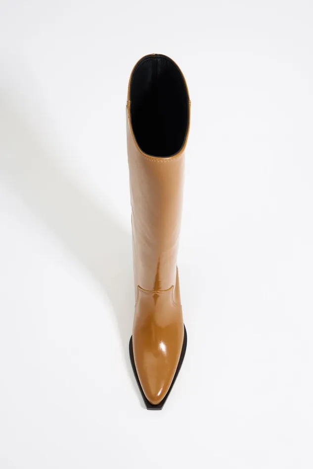 Camel Leather Cowboy Boot Camel Women Bimba Y Lola Ankle Boots And Boots Camel Leather Cowboy Boot Camel Women Bimba Y Lola Ankle Boots And Boots