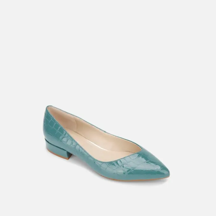 Camelia Patent Leather Ballet Sea Green Women Kenneth Cole Flats