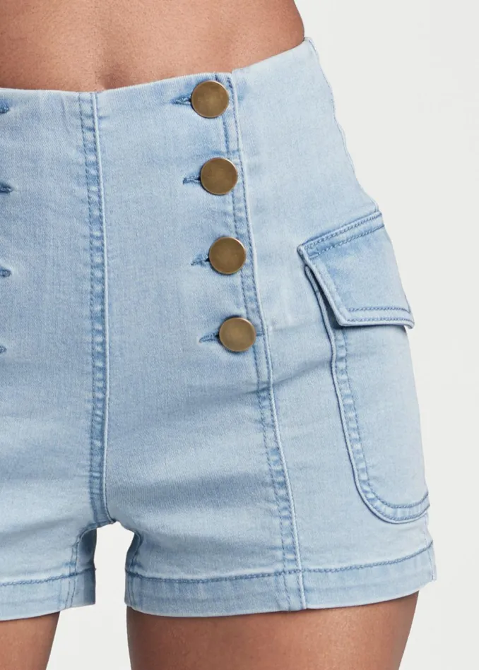 CARGO SAILOR SHORTS Light Wash Women VENUS Shorts