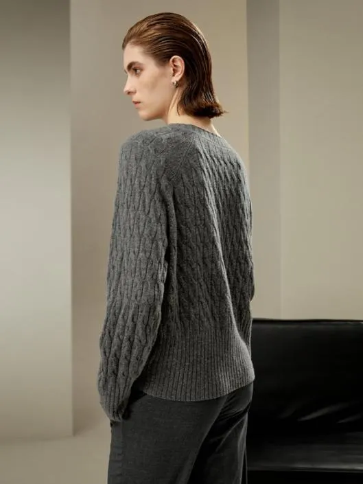 Cashmere Oversized Sweater 8211 Luxurious Baby Cashmere Crew Neck Women Lilysilk Knitwear