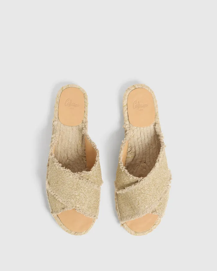 Castaer Palmera032 Oro Claro Women Flats