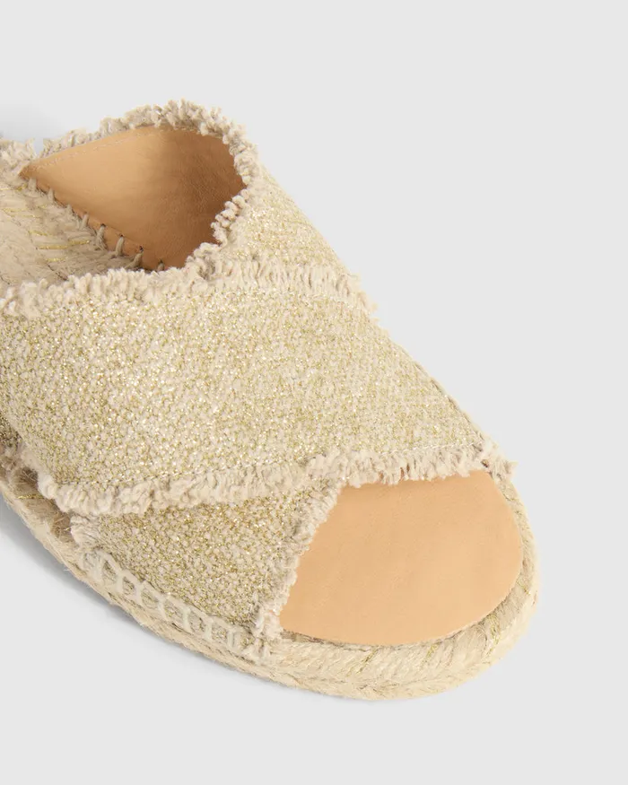 Castaer Palmera032 Oro Claro Women Flats