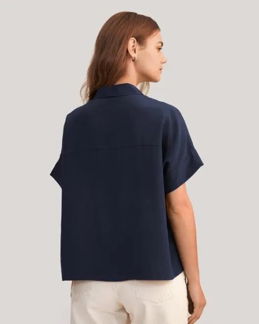 Casual Comfy Short Sleeve Silk Blouse For Women Women Lilysilk Essentials