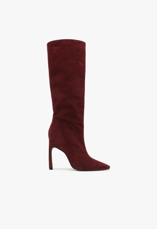 Cate Curve Boot Cherry Wine Women Schutz Shoes Boots