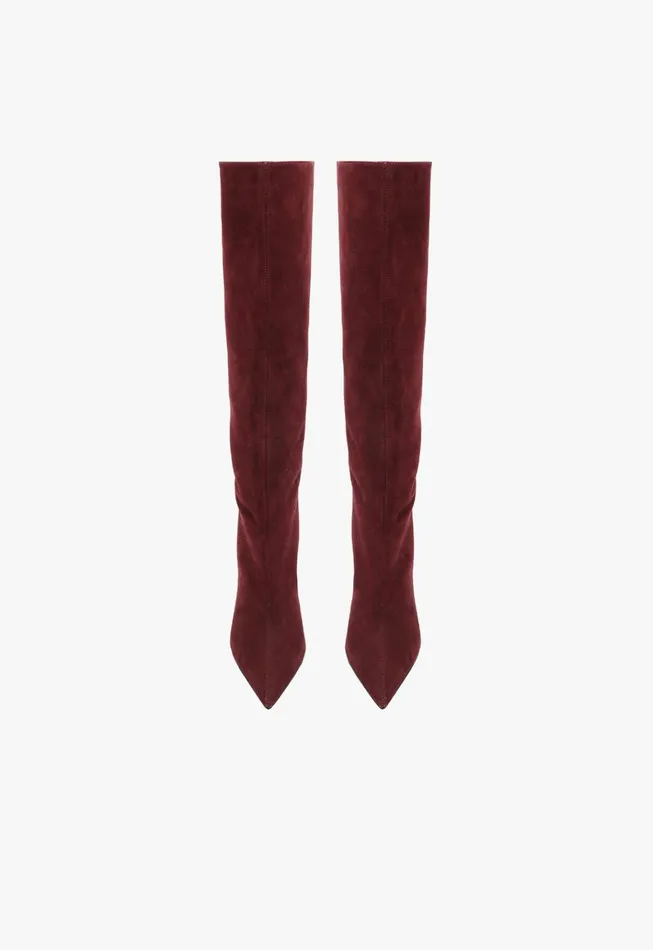 Cate Curve Boot Cherry Wine Women Schutz Shoes Boots