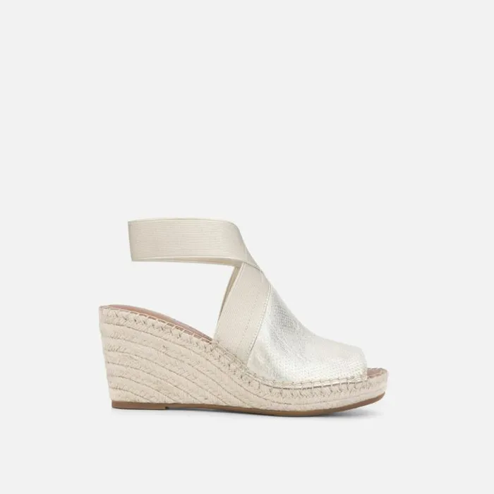 Charli Elastic Ankle Strap Wedge Sandal Ice Women Kenneth Cole Gentle Souls