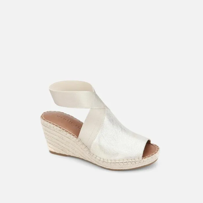 Charli Elastic Ankle Strap Wedge Sandal Ice Women Kenneth Cole Gentle Souls