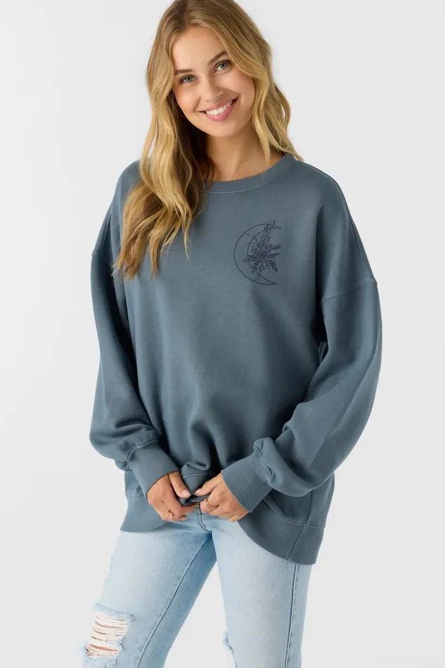 CHOICE CREWNECK OVERSIZEDFIT FLEECE PULLOVER Women O039NEILL Collections