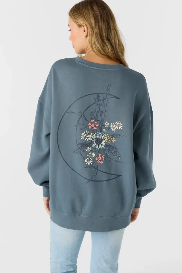 CHOICE CREWNECK OVERSIZEDFIT FLEECE PULLOVER Women O039NEILL Collections