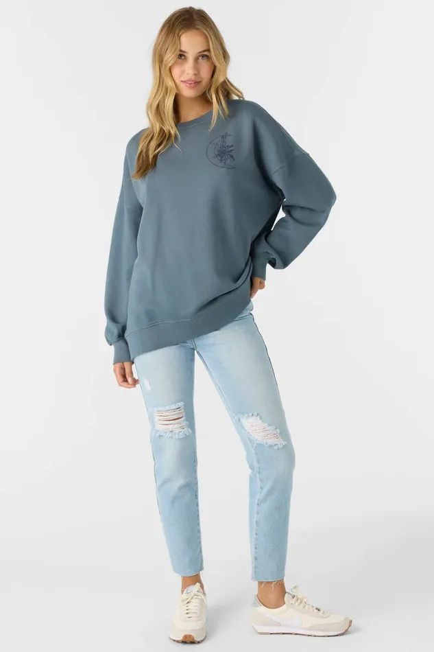 CHOICE CREWNECK OVERSIZEDFIT FLEECE PULLOVER Women O039NEILL Collections