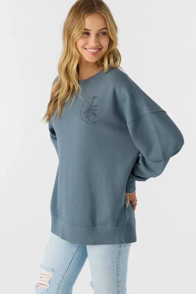 CHOICE CREWNECK OVERSIZEDFIT FLEECE PULLOVER Women O039NEILL Collections