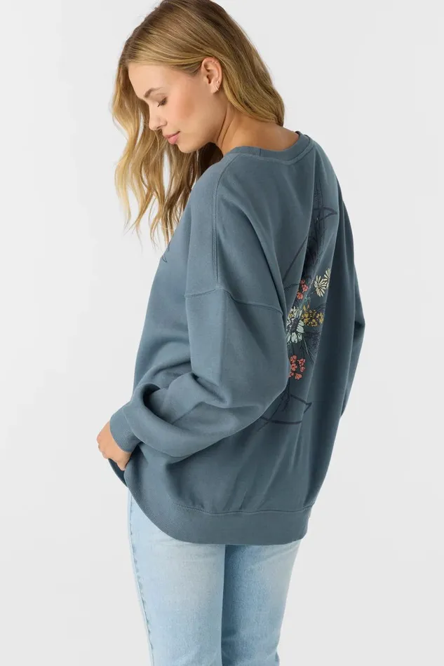 CHOICE CREWNECK OVERSIZEDFIT FLEECE PULLOVER Women O039NEILL Collections
