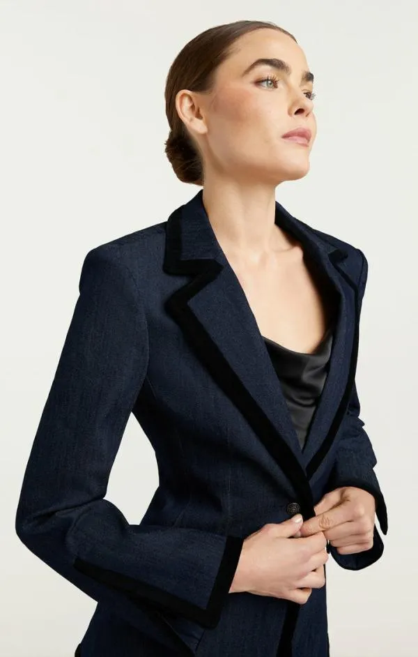 Cinq Sept Ariane Blazer Indigoblack Women Blazers