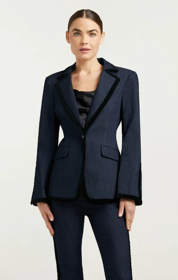 Cinq Sept Ariane Blazer Indigoblack Women Blazers