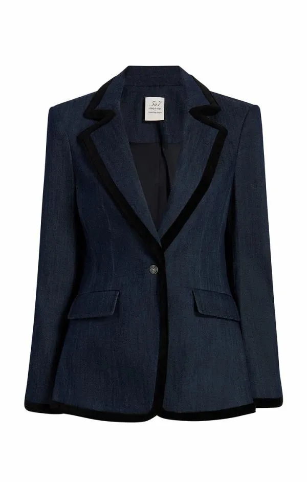 Cinq Sept Ariane Blazer Indigoblack Women Blazers