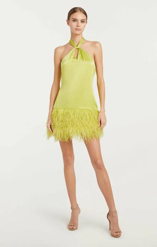 Cinq Sept Barb Dress Key Lime Women Mini