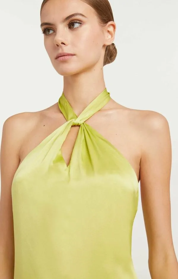 Cinq Sept Barb Dress Key Lime Women Mini