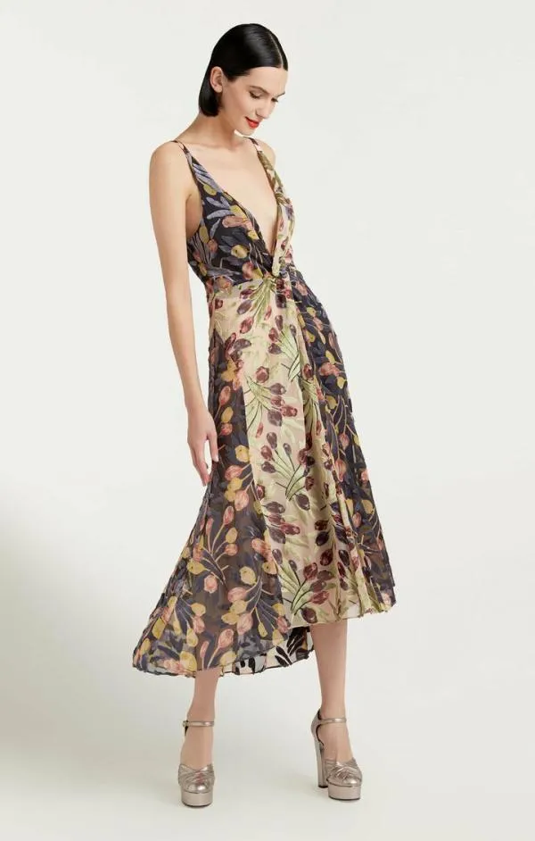 Cinq Sept Carolee Dress Pearlblack Multi Women Midi