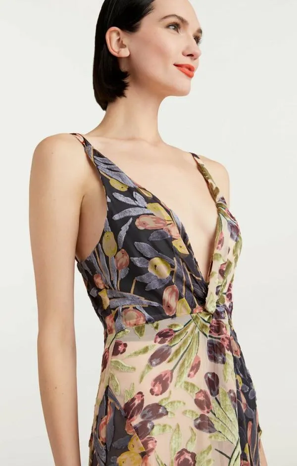 Cinq Sept Carolee Dress Pearlblack Multi Women Midi