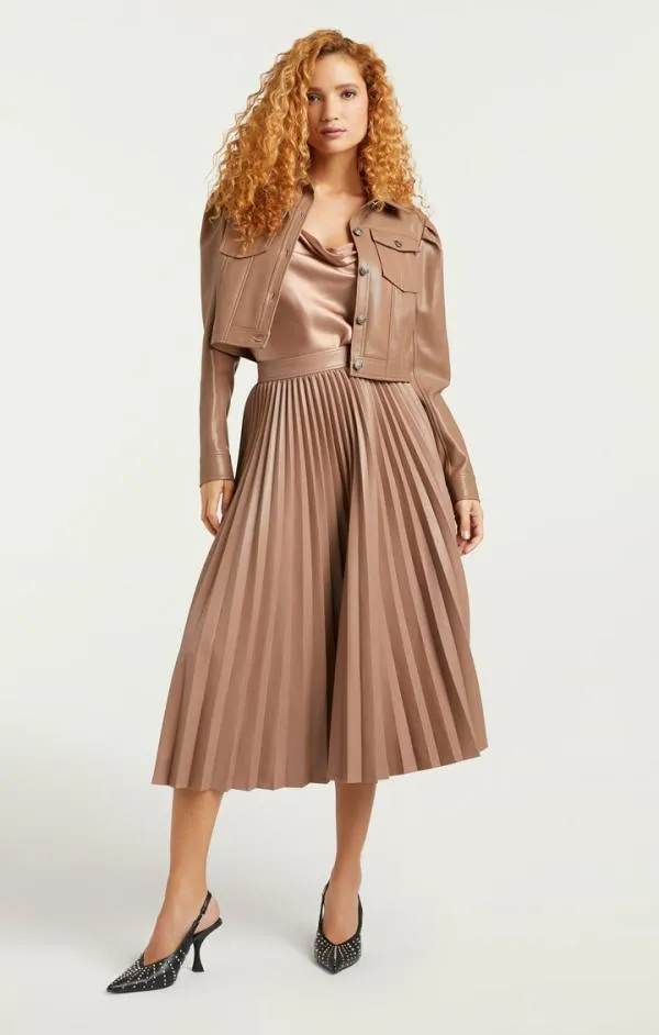 Cinq Sept Della Jacket Mocha Women Outerwear