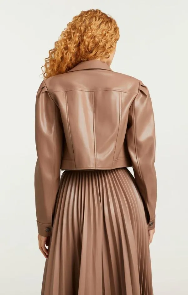 Cinq Sept Della Jacket Mocha Women Outerwear