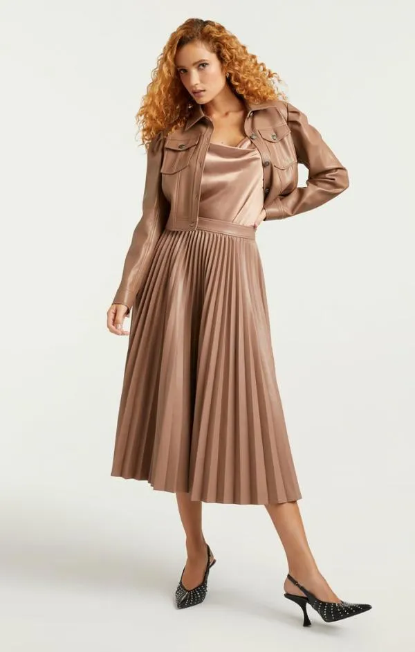 Cinq Sept Della Jacket Mocha Women Outerwear