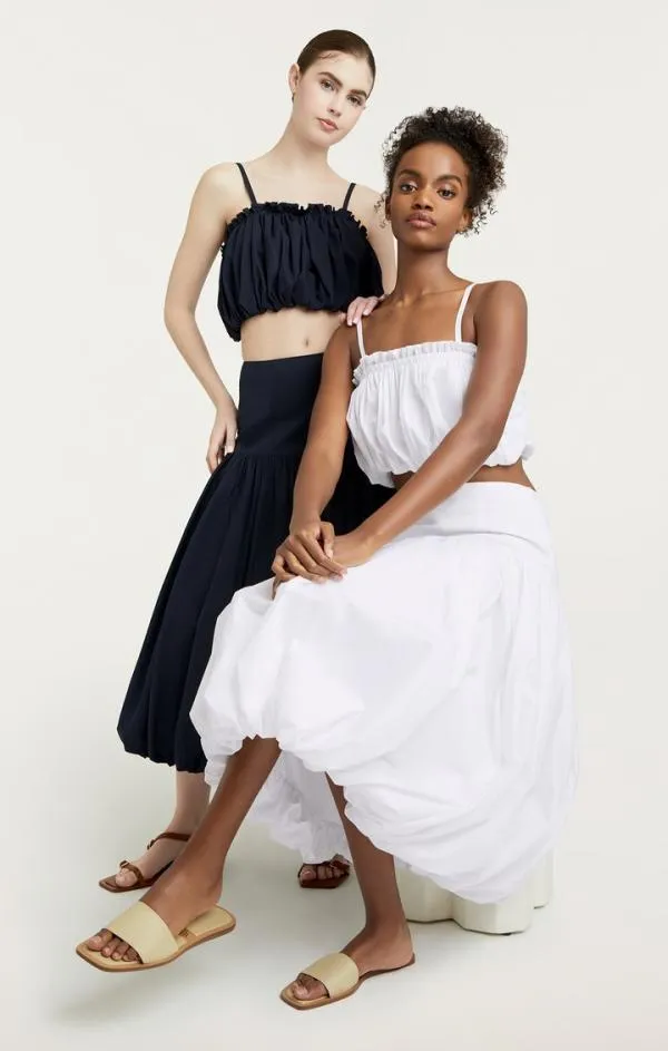 Cinq Sept Ellah Skirt White Women Skirts
