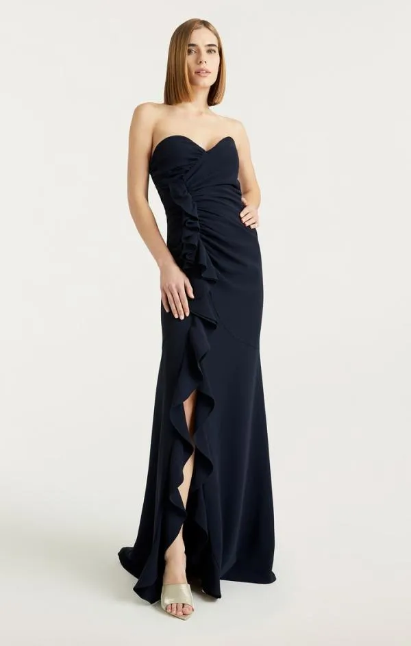 Cinq Sept Hyde Gown Navy Women Cocktail and Evening