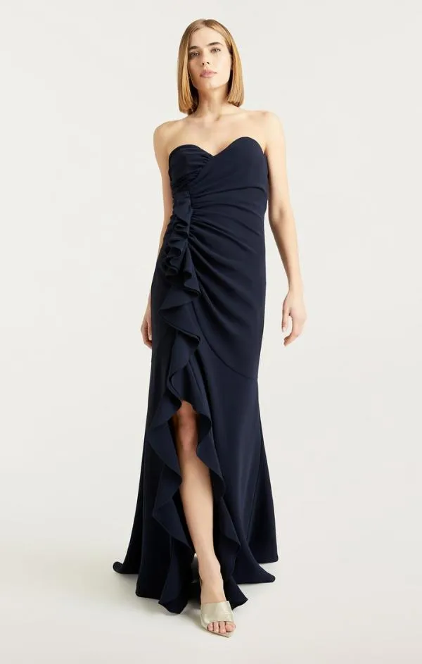 Cinq Sept Hyde Gown Navy Women Cocktail and Evening