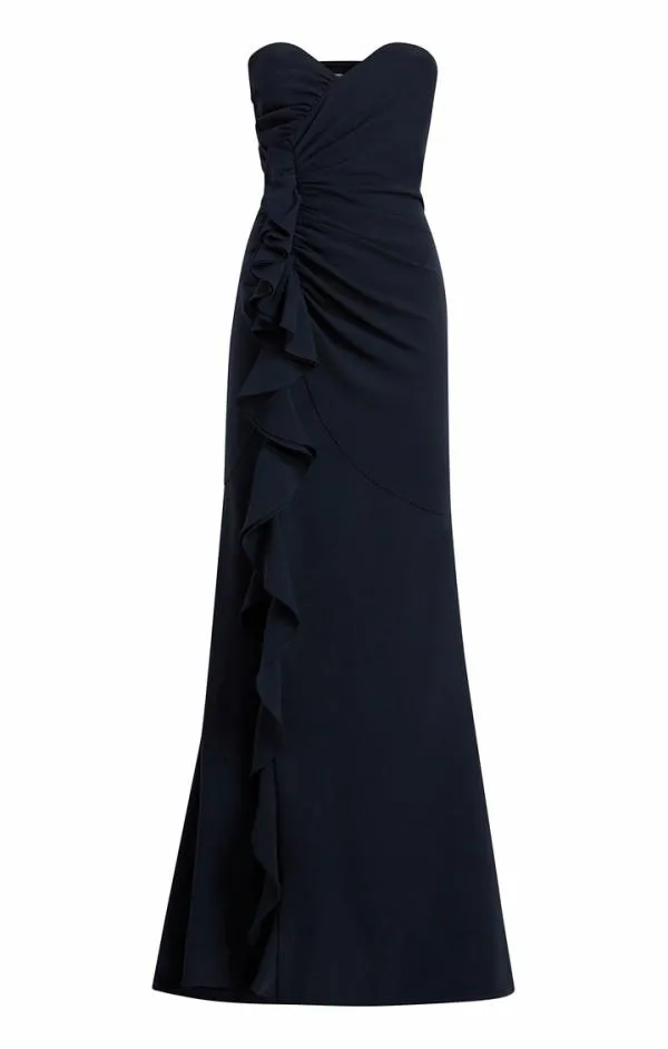 Cinq Sept Hyde Gown Navy Women Cocktail and Evening