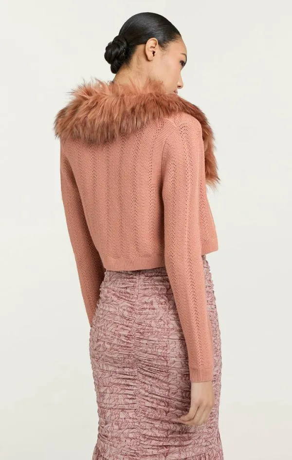 Cinq Sept Isa Cardigan Blusher Women Long Sleeve Tops