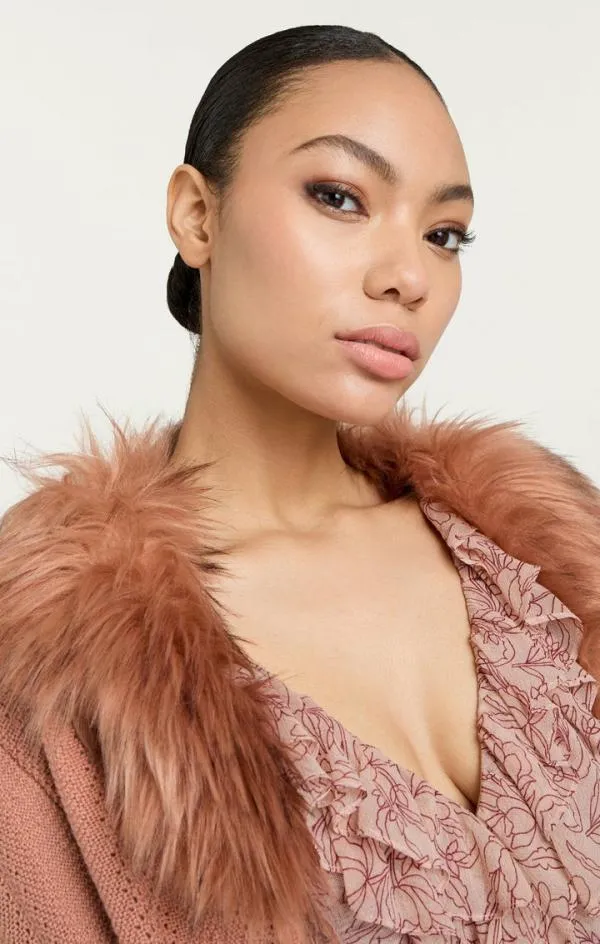 Cinq Sept Isa Cardigan Blusher Women Long Sleeve Tops
