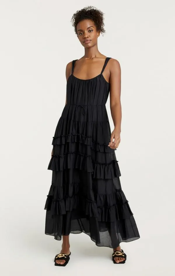 Cinq Sept Kandra Dress Black Women Midi