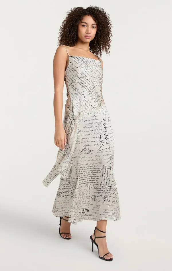 Cinq Sept Mon Amour Milana Dress Ivory Multi Women Midi
