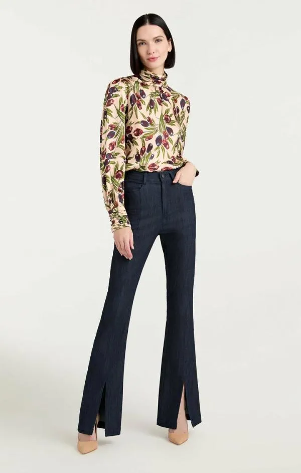 Cinq Sept Tulip Jem Top Pearl Multi Women Long Sleeve Tops