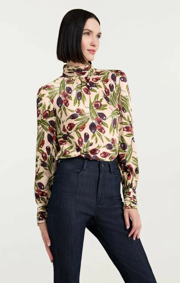 Cinq Sept Tulip Jem Top Pearl Multi Women Long Sleeve Tops