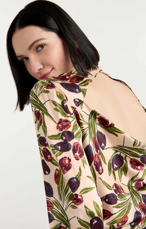 Cinq Sept Tulip Jem Top Pearl Multi Women Long Sleeve Tops