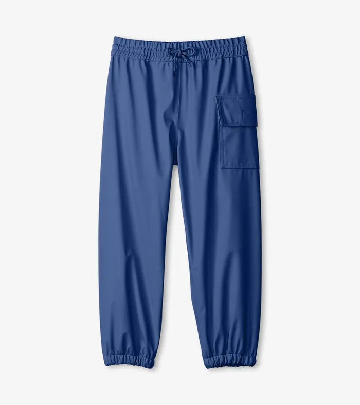 Classic Navy Kids Rain Pants Hatley