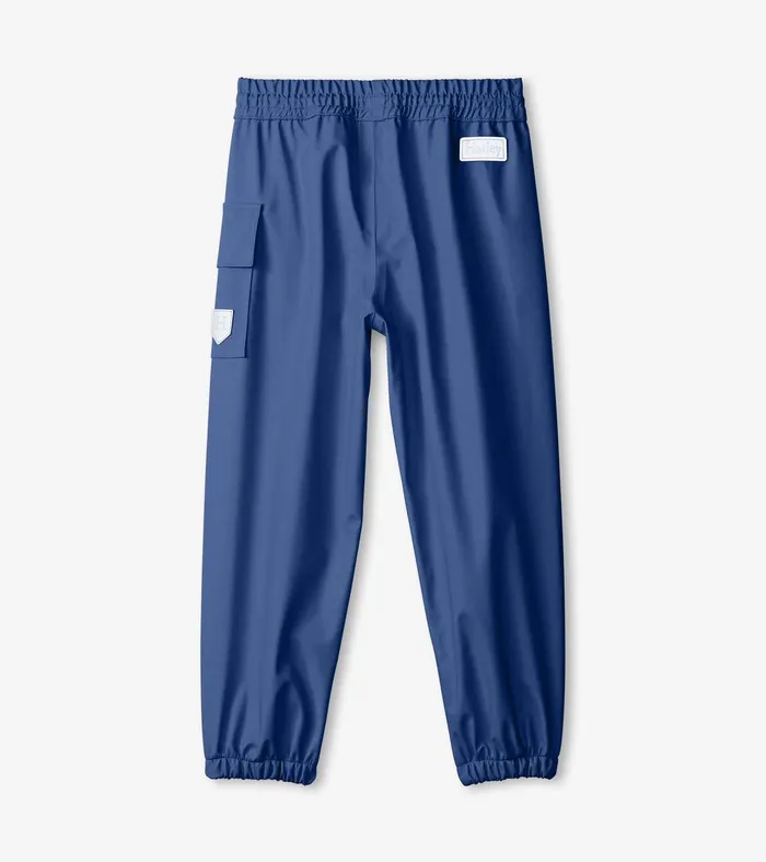 Classic Navy Kids Rain Pants Hatley