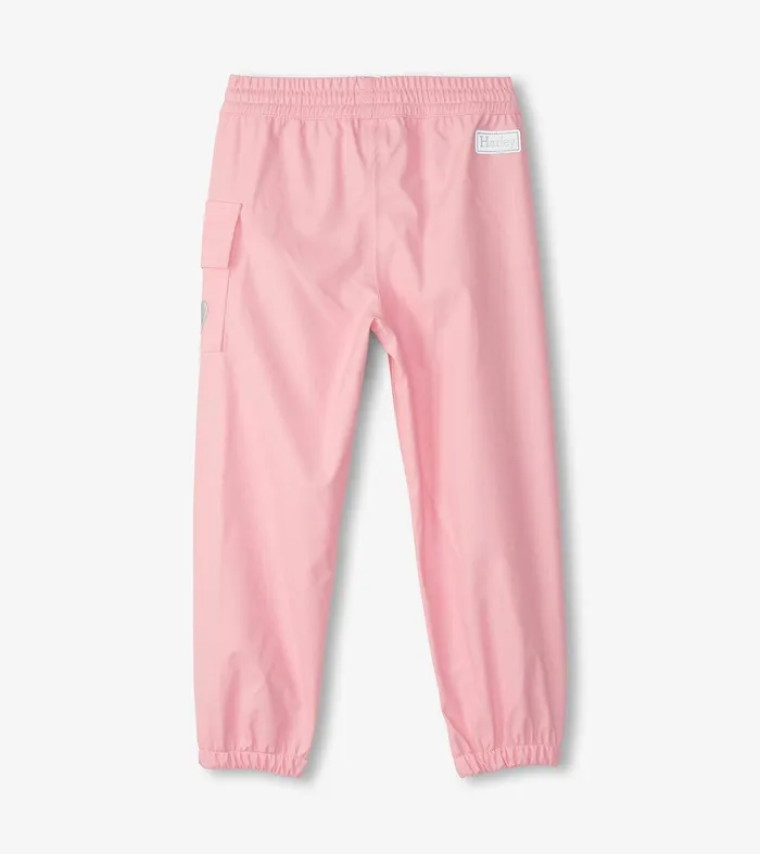 Classic Pink Kids Rain Pants Hatley