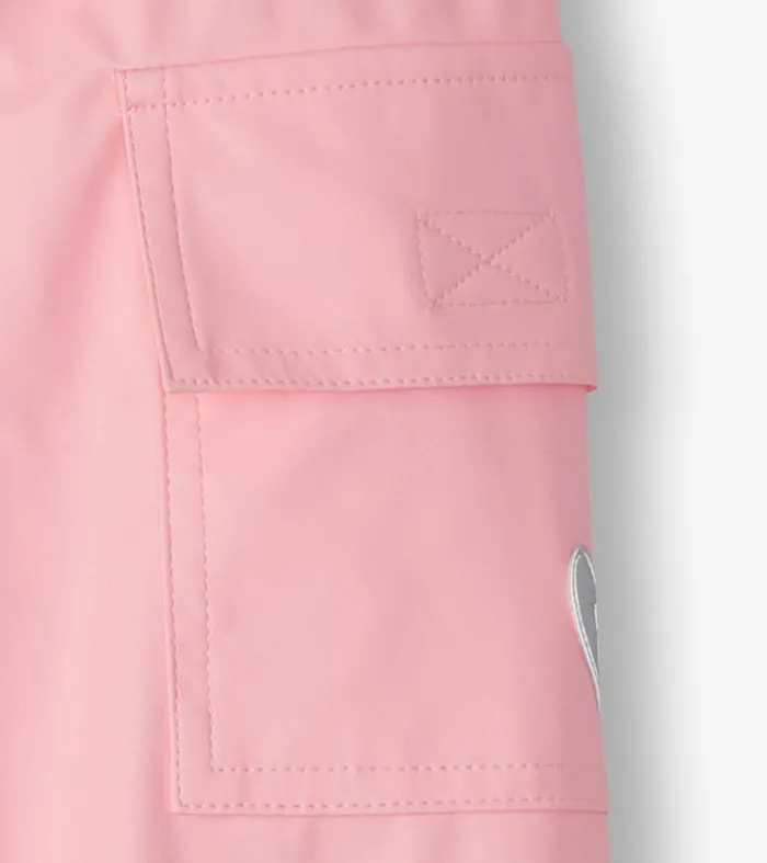 Classic Pink Kids Rain Pants Hatley