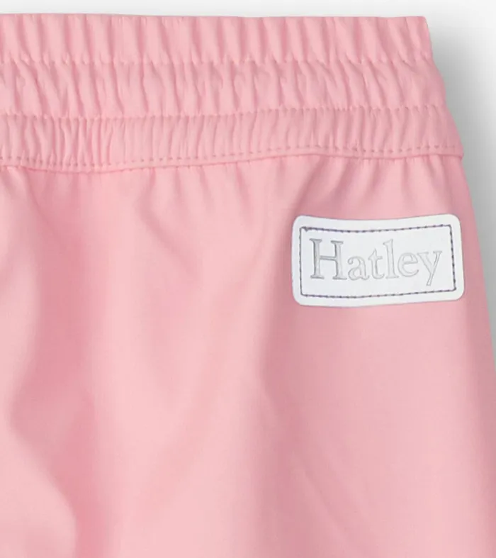Classic Pink Kids Rain Pants Hatley